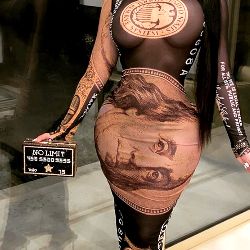 Mesh Money Dress